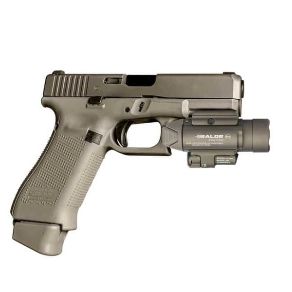 Olight Baldr Pro Lighting Tool with Green Laser & White LED for Picatinny/Glock Rail (Max Output of 1350 Lumens) 9